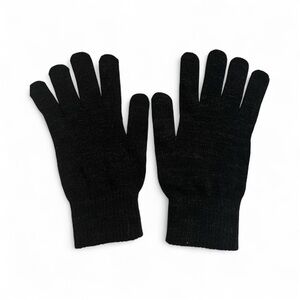 Men’s Black Knit Gloves